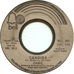 Dawn (5) Candida / Look At... USED VINYL 7INCH 45 RPM SINGLE STYRENE