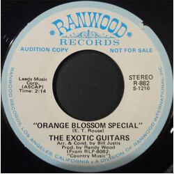 The Exotic Guitars Orange Blossom Special / San Antonio Rose USED VINYL 7INCH PROMO