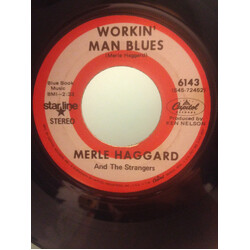 Merle Haggard / The Strangers (5) Workin' Man Blues / Hungry Eyes USED VINYL 7INCH 45 RPM REISSUE