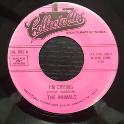 The Animals I'm Crying / Boom Boom USED VINYL 7INCH 45 RPM REISSUE