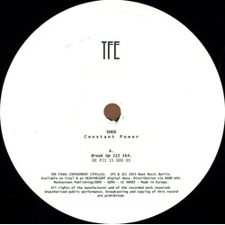 Shed Constant Power USED VINYL 12INCH 45 RPM