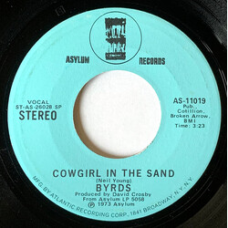 The Byrds Cowgirl In The Sand USED VINYL 7INCH 45 RPM SINGLE PROMO STEREO MONO