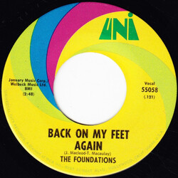 The Foundations Back On My Feet Again USED VINYL 7INCH 45 RPM SINGLE