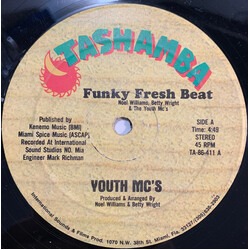 Youth MC's Funky Fresh Beat USED VINYL 12INCH 45 RPM STEREO