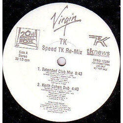 Tetsuya Komuro Speed TK Re-Mix USED VINYL 12INCH PROMO