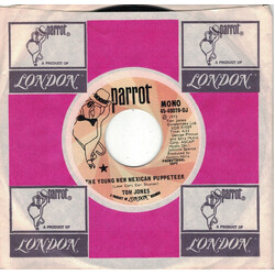 Tom Jones The Young New Mexican Puppeteer USED VINYL 7INCH 45 RPM PROMO STEREO MONO