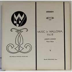Joseph Jongen / Marcelle Mercenier Music In Wallonia Volume 3 Vinyl LP USED