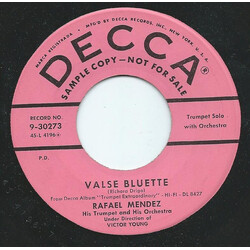 Rafael Mendez Valse Bluette USED VINYL 7INCH 45 RPM PROMO
