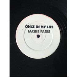 Jackie Paris (2) Once In My Life/Everyday Is Like A Holiday USED VINYL 12INCH PROMO WHITE LABEL