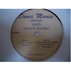 DJ Deeon Deeon Does Dance Mania! VINYL 12" USED