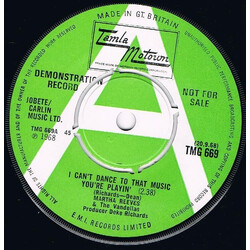 Martha Reeves & The Vandellas I Can't Dance To That Music You're Playin' USED VINYL 7INCH 45 RPM SINGLE PROMO