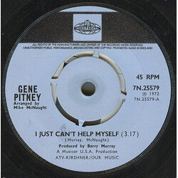Gene Pitney I Just Can't Help Myself USED VINYL 7INCH 45 RPM SINGLE