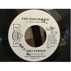 Tony Darrow San Juan Dreamin' USED VINYL 7INCH SINGLE PROMO STEREO MONO