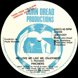 Pinchers / John Dread Me Love Me Like Me Enjoyment / Enjoyment Vinyl 12" USED
