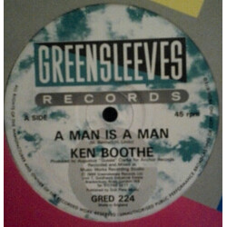 Ken Boothe A Man Is A Man USED VINYL 12INCH 45 RPM