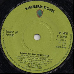 Tower Of Power Down To The Night Club Vinyl 7" USED