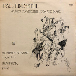 Paul Hindemith Sonata For English Horn And Piano Vinyl LP USED