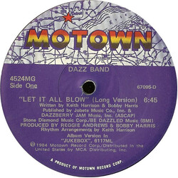 Dazz Band Let It All Blow USED VINYL 12INCH 33 S RPM