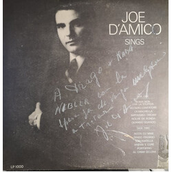 Joe D'Amico Sings Vinyl LP USED