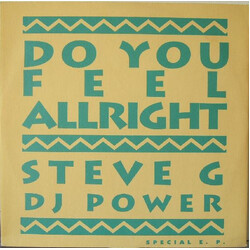 DJ Power Do You Feel Allright E.P. USED VINYL 12INCH EP