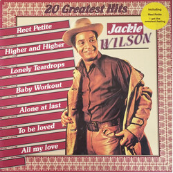 Jackie Wilson 20 Greatest Hits Vinyl LP USED