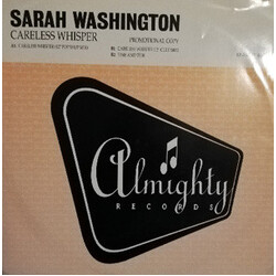 Sarah Washington Careless Whisper VINYL 12" USED