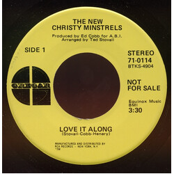 The New Christy Minstrels Love It Along USED VINYL 7INCH 45 RPM SINGLE PROMO