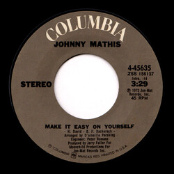Johnny Mathis Make It Easy On Yourself USED VINYL 7INCH 45 RPM SINGLE