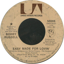 Bobby Russell Easy Made For Lovin' USED VINYL 7INCH 45 RPM PROMO