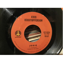 Kris Kristofferson Josie USED VINYL 7INCH 45 RPM SINGLE STYRENE