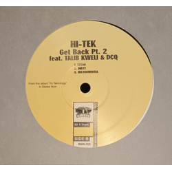 Hi-Tek The Sun God / Get Back Pt. 2 USED VINYL 12INCH 33 S RPM PROMO