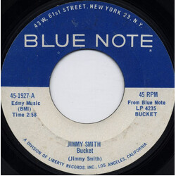 Jimmy Smith Bucket USED VINYL 7INCH 45 RPM SINGLE STYRENE
