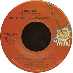 South Shore Commission Free Man USED VINYL 7INCH 45 RPM STEREO