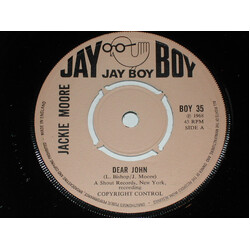 Jackie Moore Dear John / Here Am I USED VINYL 7INCH SINGLE