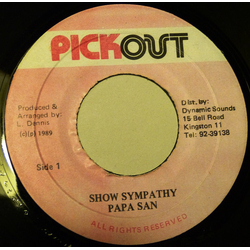 Papa San Show Sympathy Vinyl 7" USED