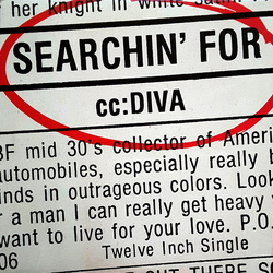 cc: DIVA Searchin' For Vinyl 12" USED