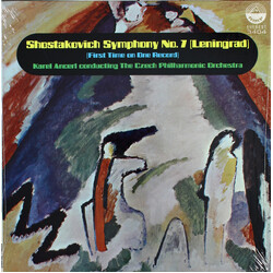 Dmitri Shostakovich / Karel Ančerl / The Czech Philharmonic Orchestra Symphony No. 7 Opus 60 (Leningrad) Vinyl LP USED