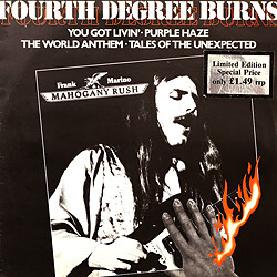 Frank Marino / Mahogany Rush Fourth Degree Burns USED VINYL 12INCH EP COMPILATION LIMITED EDITION
