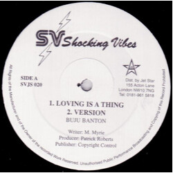 Buju Banton / Devonte Loving Is A Thing / Ain't Nobody Vinyl 12" USED