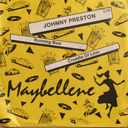 Johnny Preston Running Bear / Cradle Of Love USED VINYL 7INCH 45 RPM SINGLE