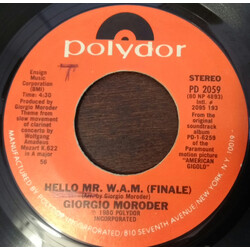 Cheryl Barnes / Giorgio Moroder Love And Passion / Hello Mr. W.A.M. USED VINYL 7INCH SINGLE