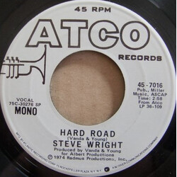 Stevie Wright Hard Road USED VINYL 7INCH 45 RPM PROMO STEREO MONO