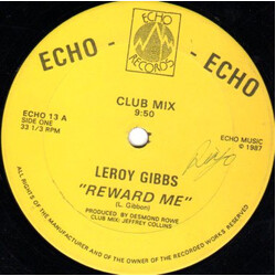 Leroy Gibbons Reward Me Vinyl 12" USED