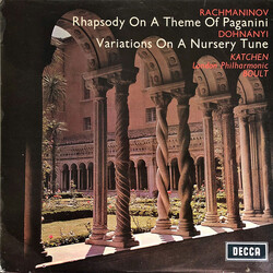 Sergei Vasilyevich Rachmaninoff / Ernst von Dohnányi / Julius Katchen / London Philharmonic Orchestra / Sir Adrian Boult Rhapsody On A Theme Of Pagani