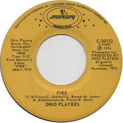 Ohio Players Fire / Sweet Sticky Thing USED VINYL 7INCH SINGLE REISSUE 45 RPM