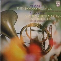 Wolfgang Amadeus Mozart / Alan Civil / The Academy Of St. Martin-in-the-Fields / Sir Neville Marriner The 4 Horn Concertos Vinyl LP USED