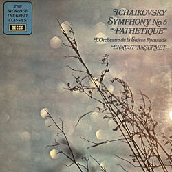 Pyotr Ilyich Tchaikovsky / Ernest Ansermet / L'Orchestre De La Suisse Romande Symphony No. 6 In B Minor, Op. 74 ("Pathetique") Vinyl LP USED
