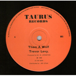 Trevor Levy / Fancy Black Them A Wolf / Music Murderer Vinyl 12" USED