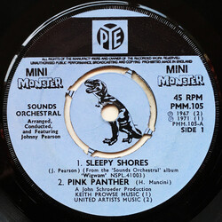 Sounds Orchestral / Johnny Pearson Cast Your Fate To The Wind USED VINYL 7INCH EP 45 RPM