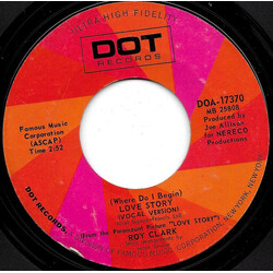 Roy Clark Love Story USED VINYL 7INCH 45 RPM